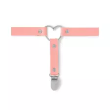 Pink Heart Leg Garters at Spencer's