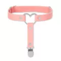 Pink Heart Leg Garters at Spencer's