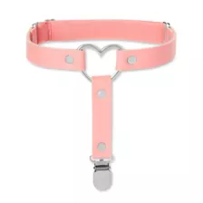 Pink Heart Leg Garters at Spencer's