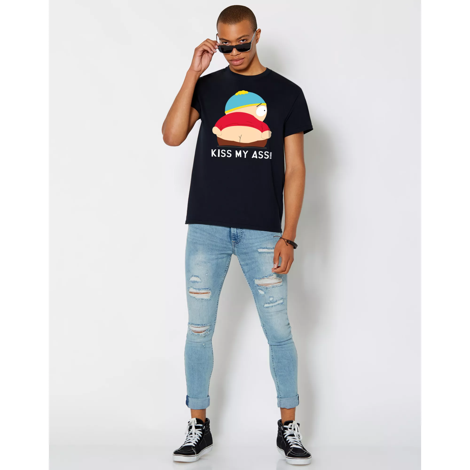 Kiss My Ass Cartman T Shirt - South Park at Spencer's