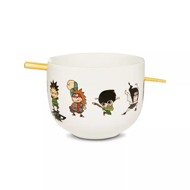 Naruto Characters Bowl with Chopsticks - Naruto Shippuden at Spencer's