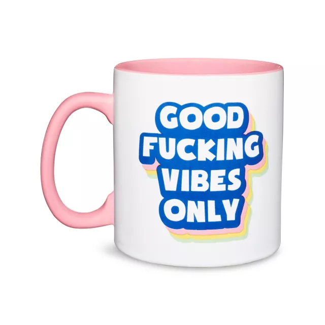 Good Fucking Vibes Only Coffee Mug - 22 oz. at Spencer's