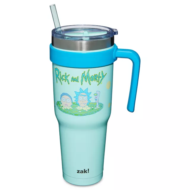 Rick and Morty Cup with Straw - 40 oz. - Spencer's