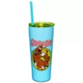 Scared Scooby Doo Travel Tumbler with Straw - 22 oz. at Spencer's