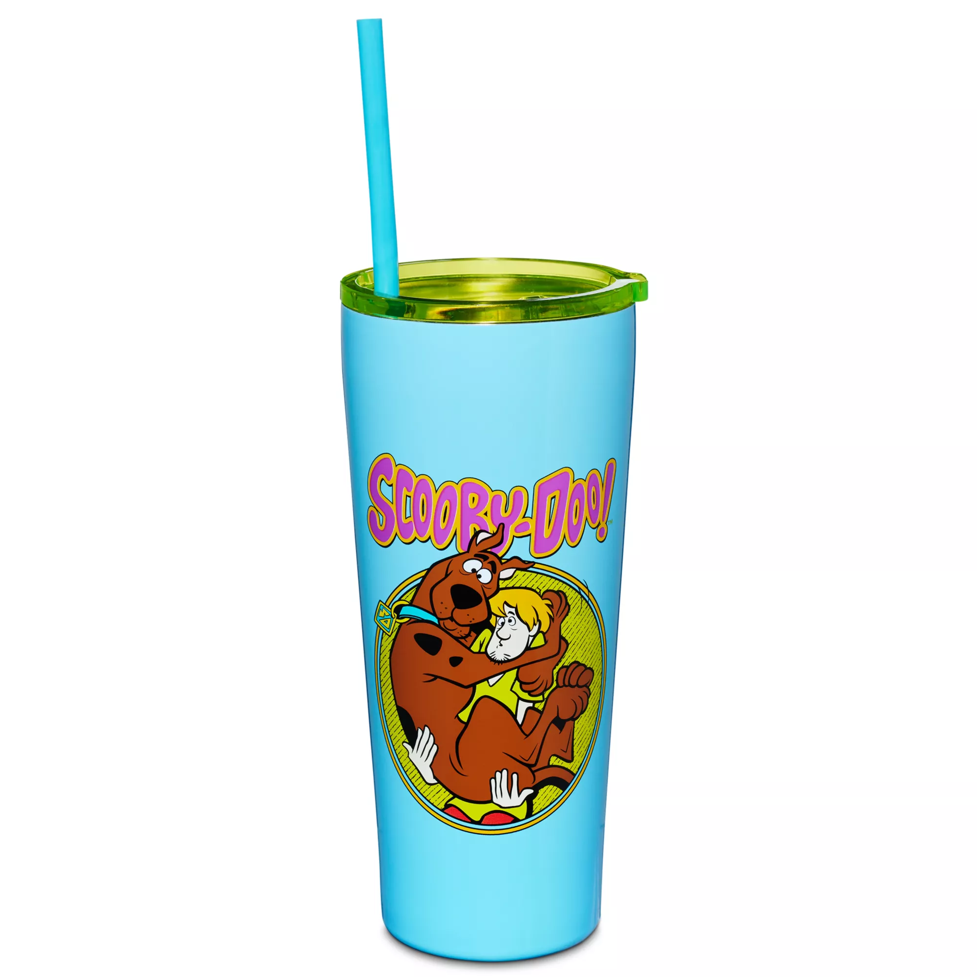 Scared Scooby Doo Travel Tumbler with Straw - 22 oz. at Spencer's