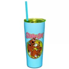 Scared Scooby Doo Travel Tumbler with Straw - 22 oz. at Spencer's