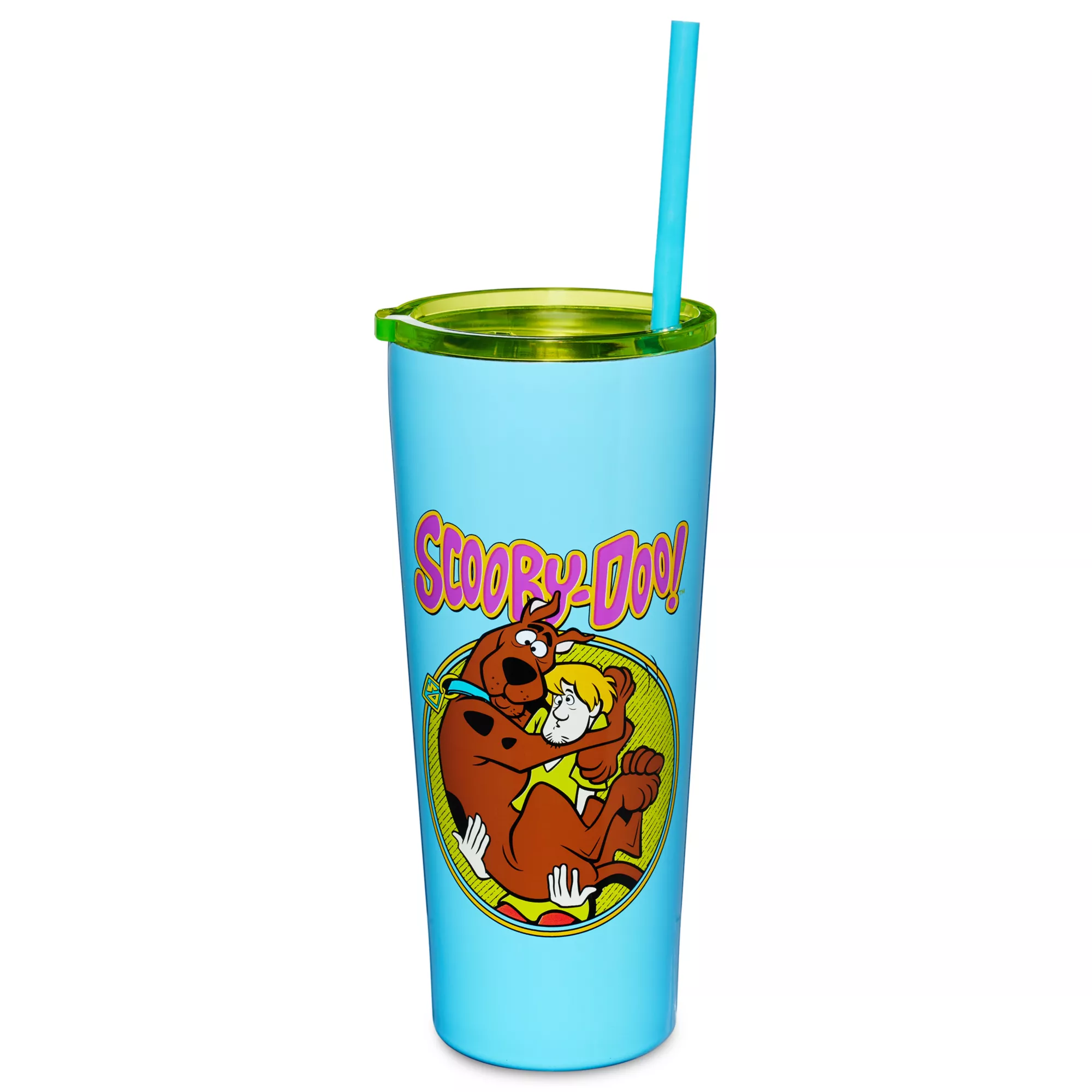 Scared Scooby Doo Travel Tumbler with Straw - 22 oz. at Spencer's