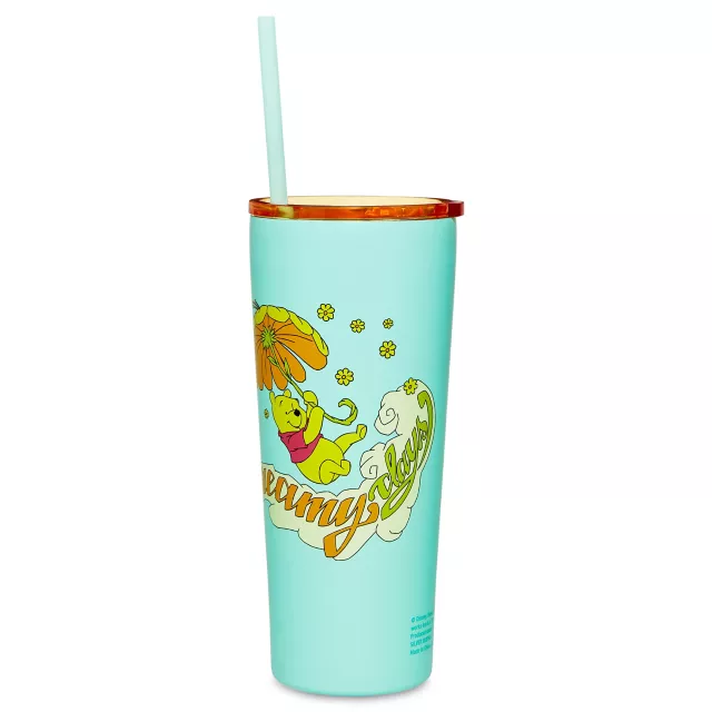 Dreamy Days Floral Cup with Straw 22 oz. - Winnie the Pooh at Spencer's