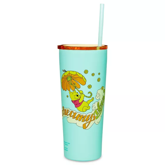 Dreamy Days Floral Cup with Straw 22 oz. - Winnie the Pooh at Spencer's