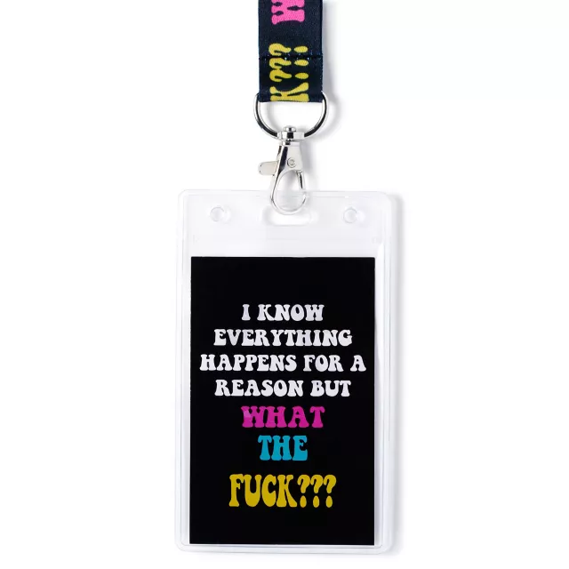 Everything Happens for a Reason Lanyard at Spencer's