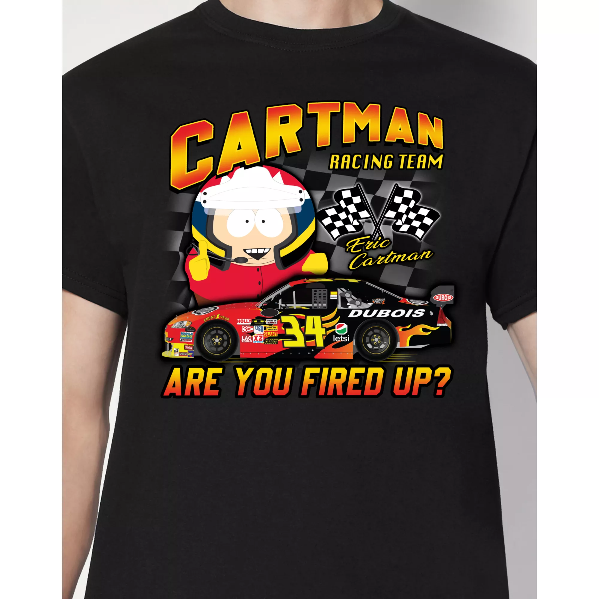 South Park Cartman Racing Team T Shirt at Spencer's