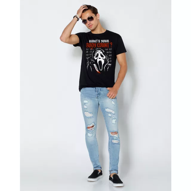 Ghost Face What's Your Body Count T Shirt at Spencer's