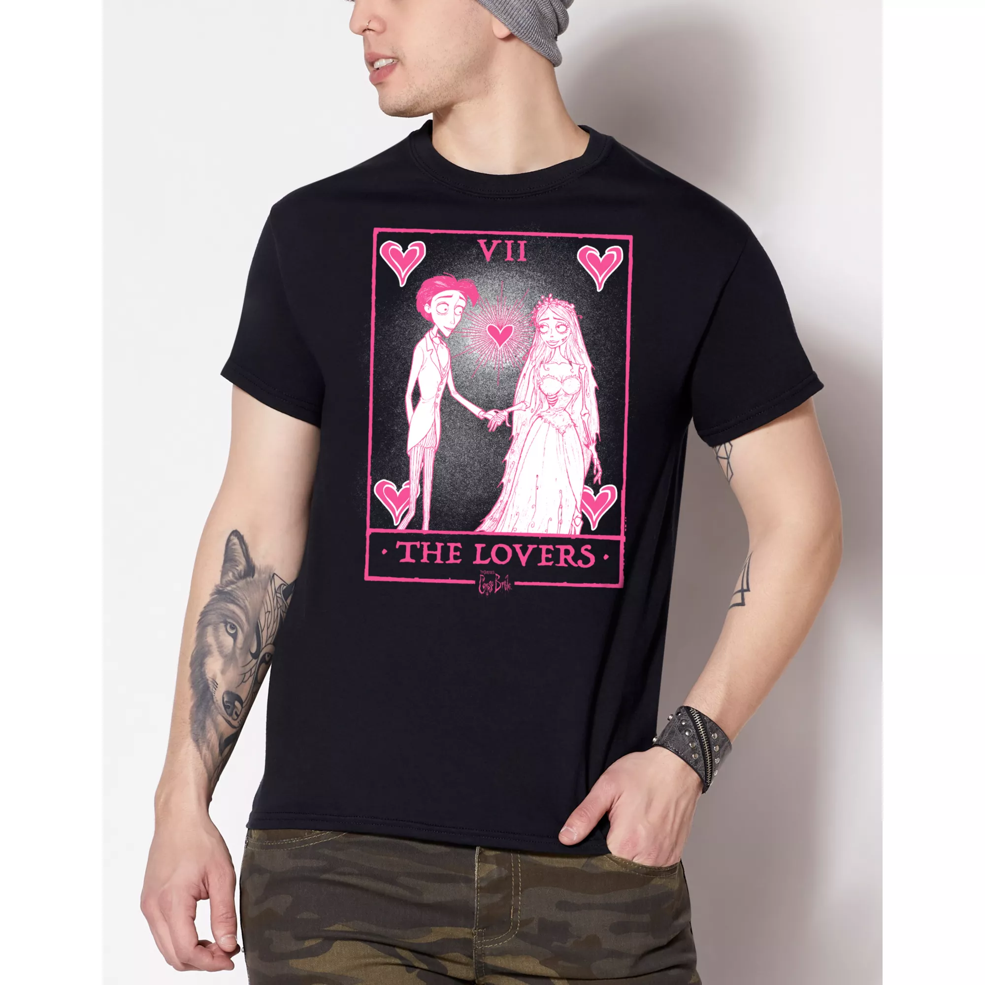Victor and Emily Lovers Tarot Card T Shirt - Corpse Bride at Spencer's