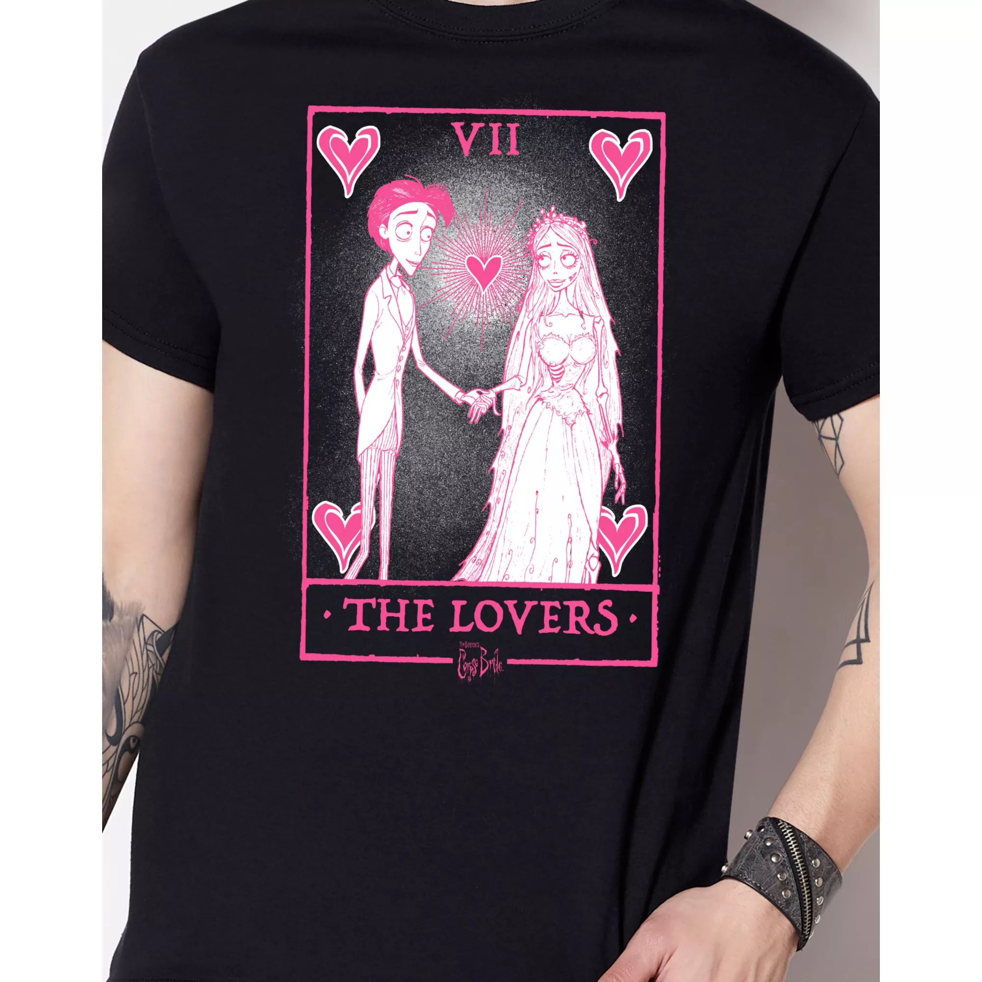 Victor and Emily Lovers Tarot Card T Shirt - Corpse Bride at Spencer's