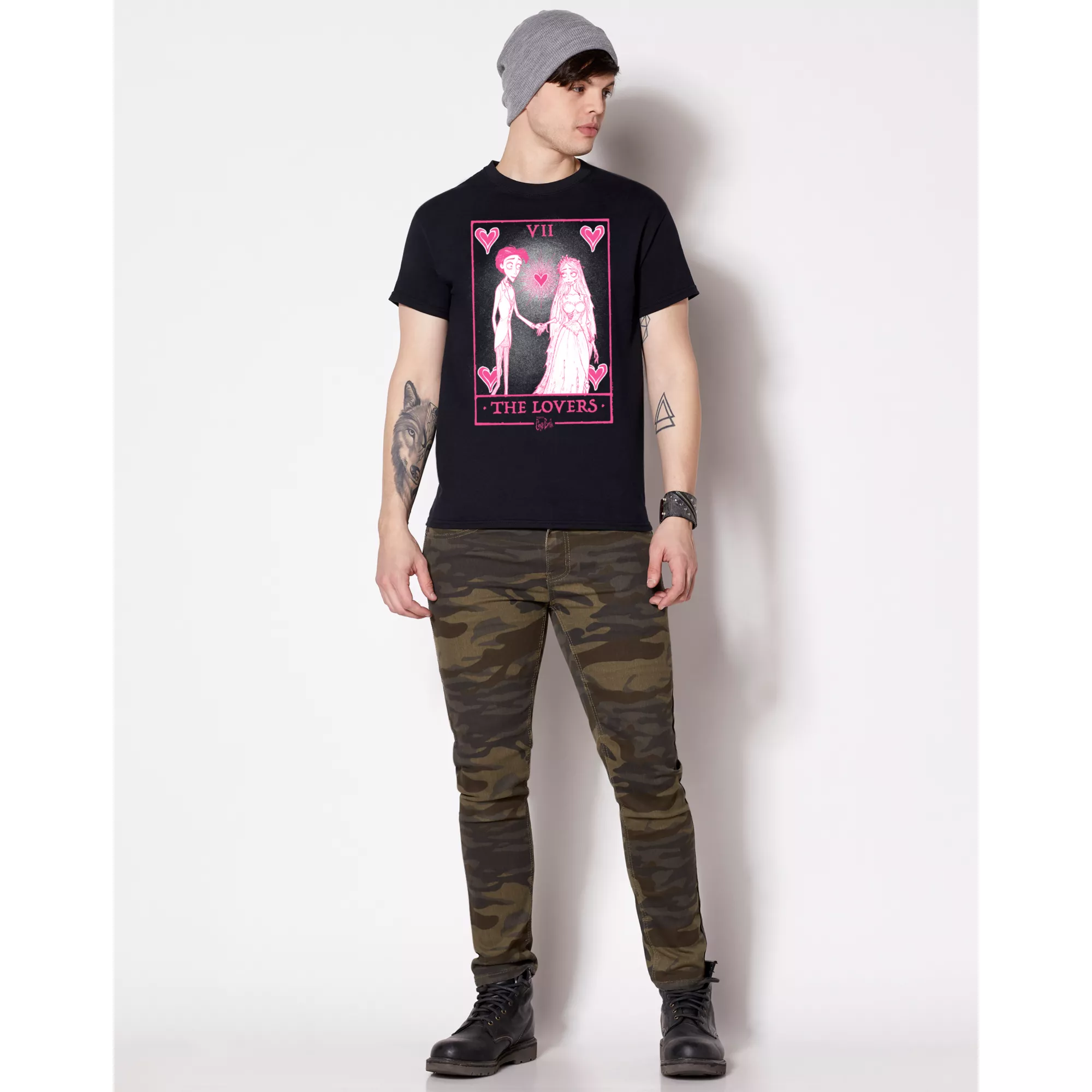 Victor and Emily Lovers Tarot Card T Shirt - Corpse Bride at Spencer's