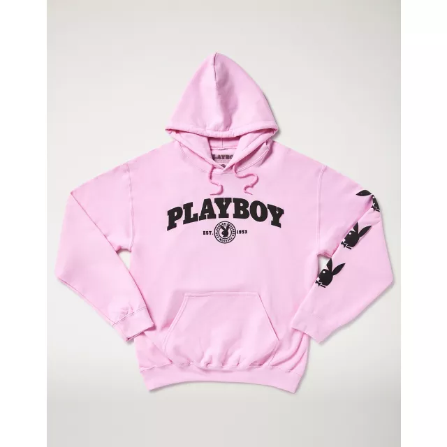 Playboy Bunny Logo Hoodie at Spencer's