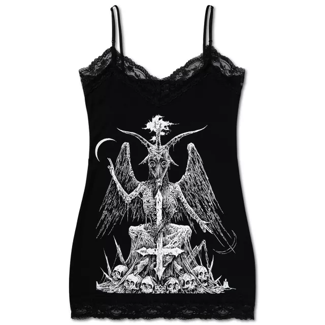 Baphomet Cami Mini Dress - Sawblade666 at Spencer's