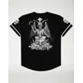 Baphomet Baseball Jersey - Sawblade666 at Spencer's