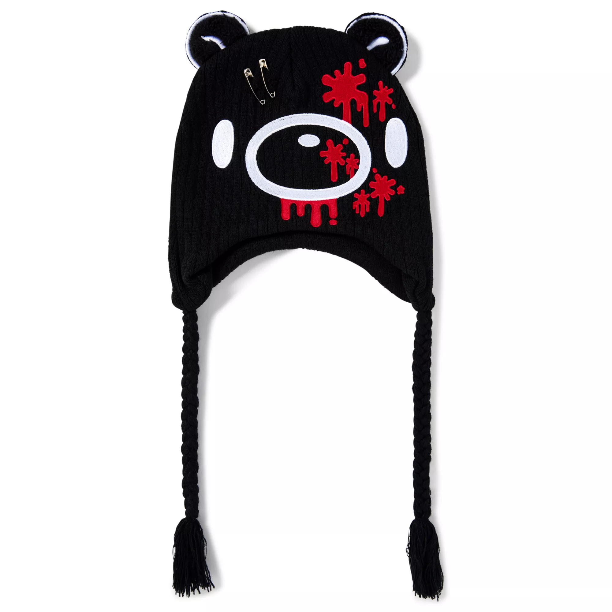 Black Gloomy Bear Laplander Hat at Spencer's