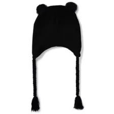 Black Gloomy Bear Laplander Hat at Spencer's