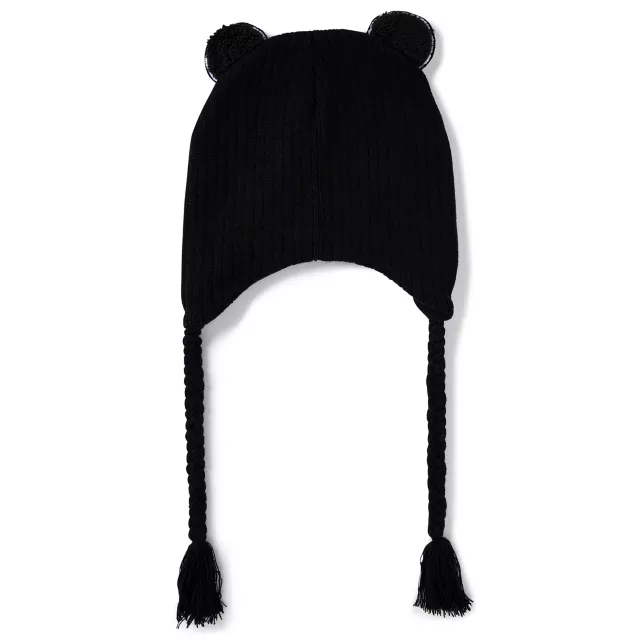 Black Gloomy Bear Laplander Hat at Spencer's
