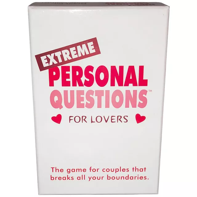 Extreme Personal Questions for Lovers Game at Spencer's