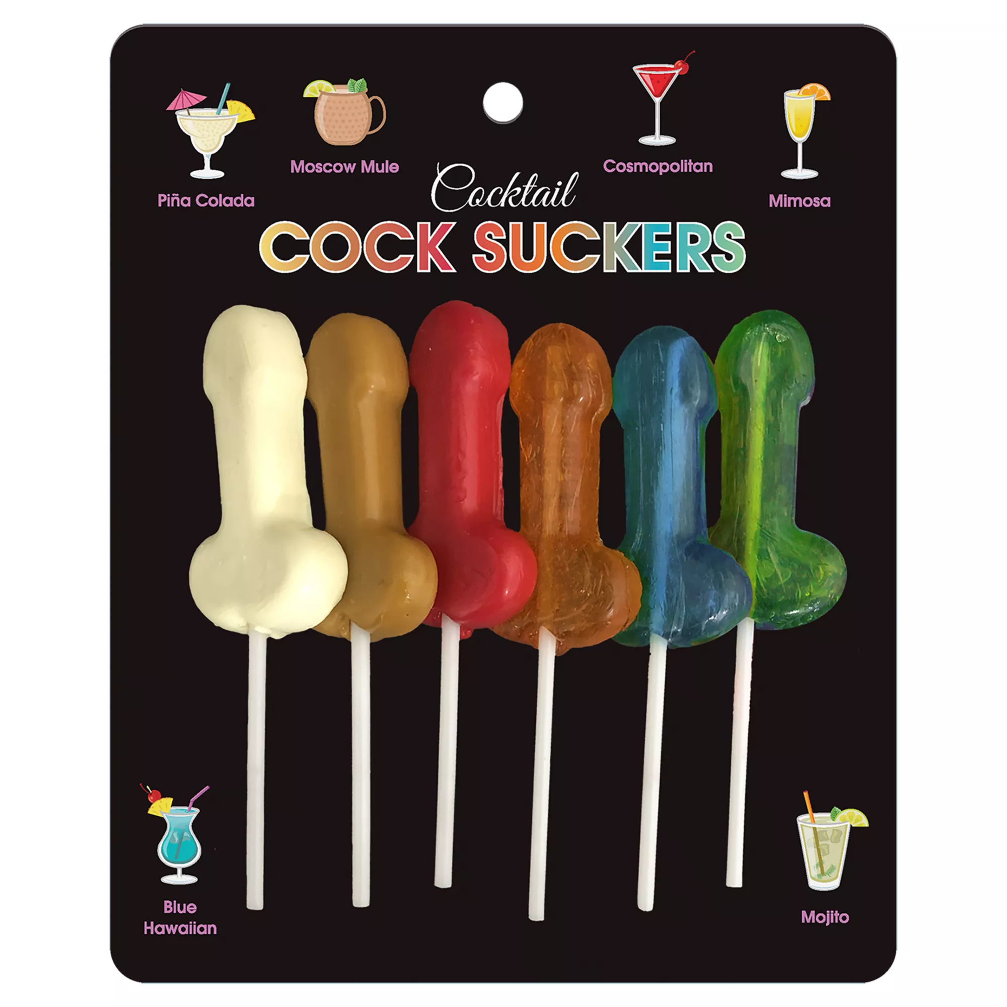 Cocktail Cock Suckers Penis Pops at Spencer's