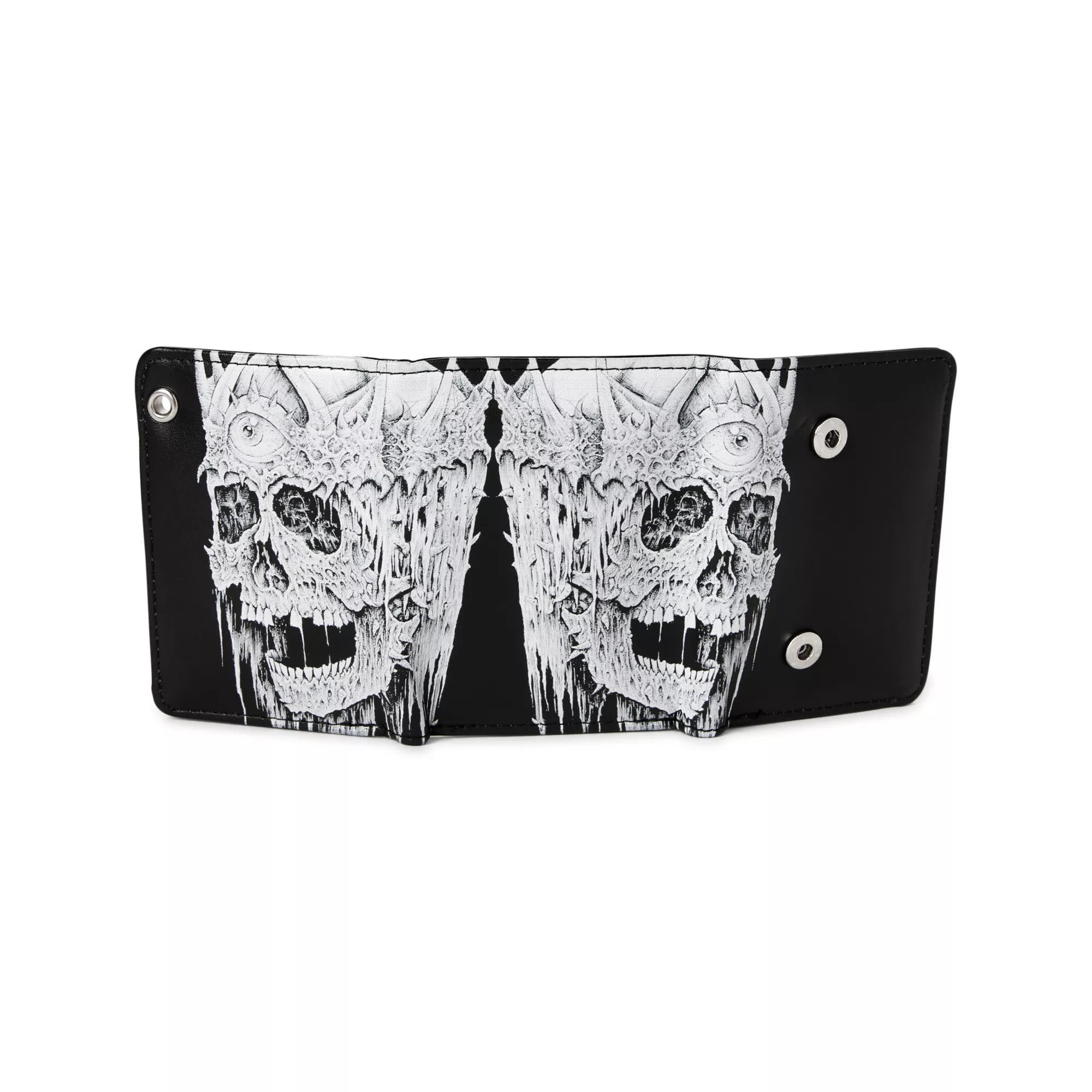 Third Eye Skull Chain Wallet - Sawblade666 at Spencer's