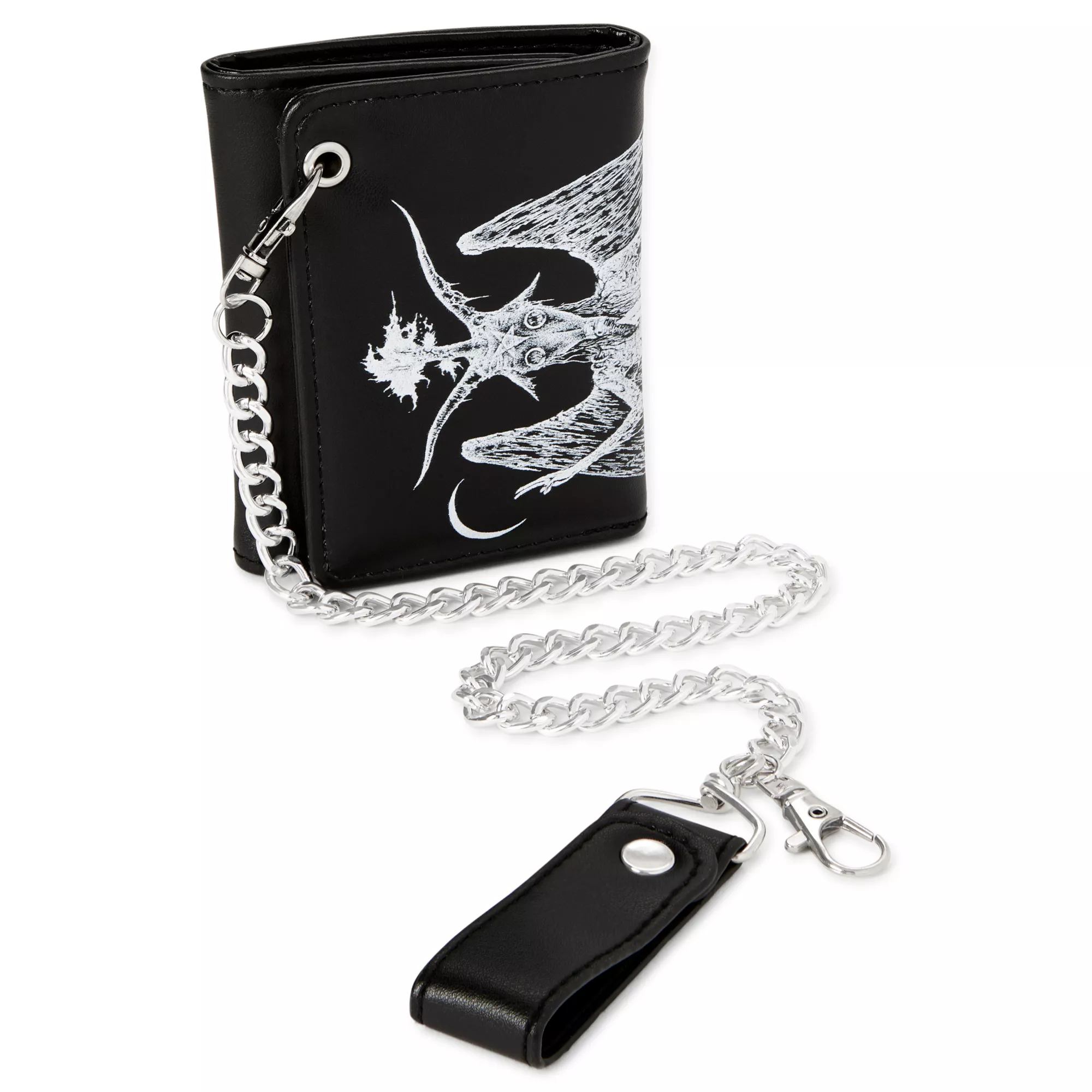Baphomet Chain Wallet - Sawblade666 at Spencer's
