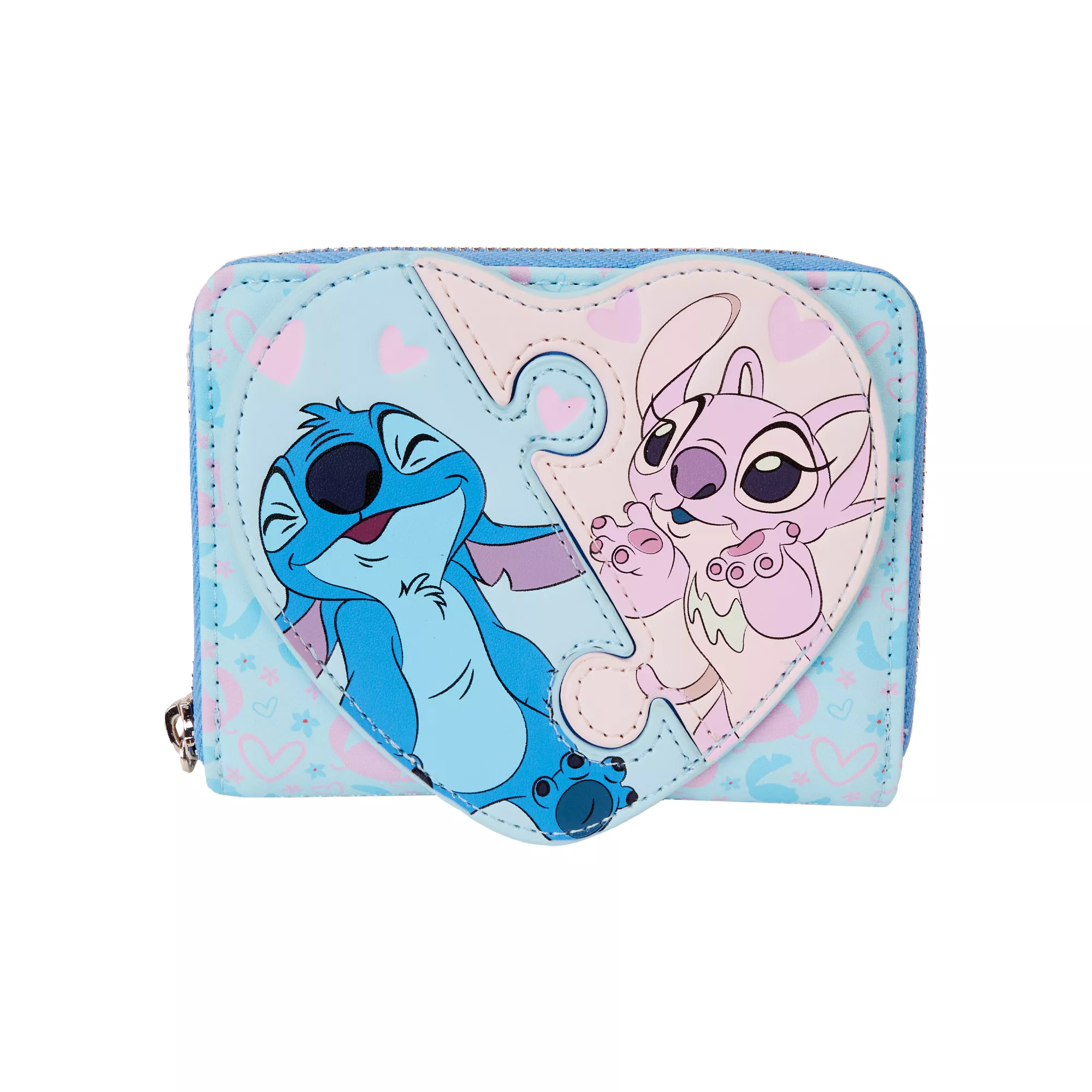 Loungefly Stitch and Angel Puzzle Zip Wallet - Lilo & Stitch at Spencer's