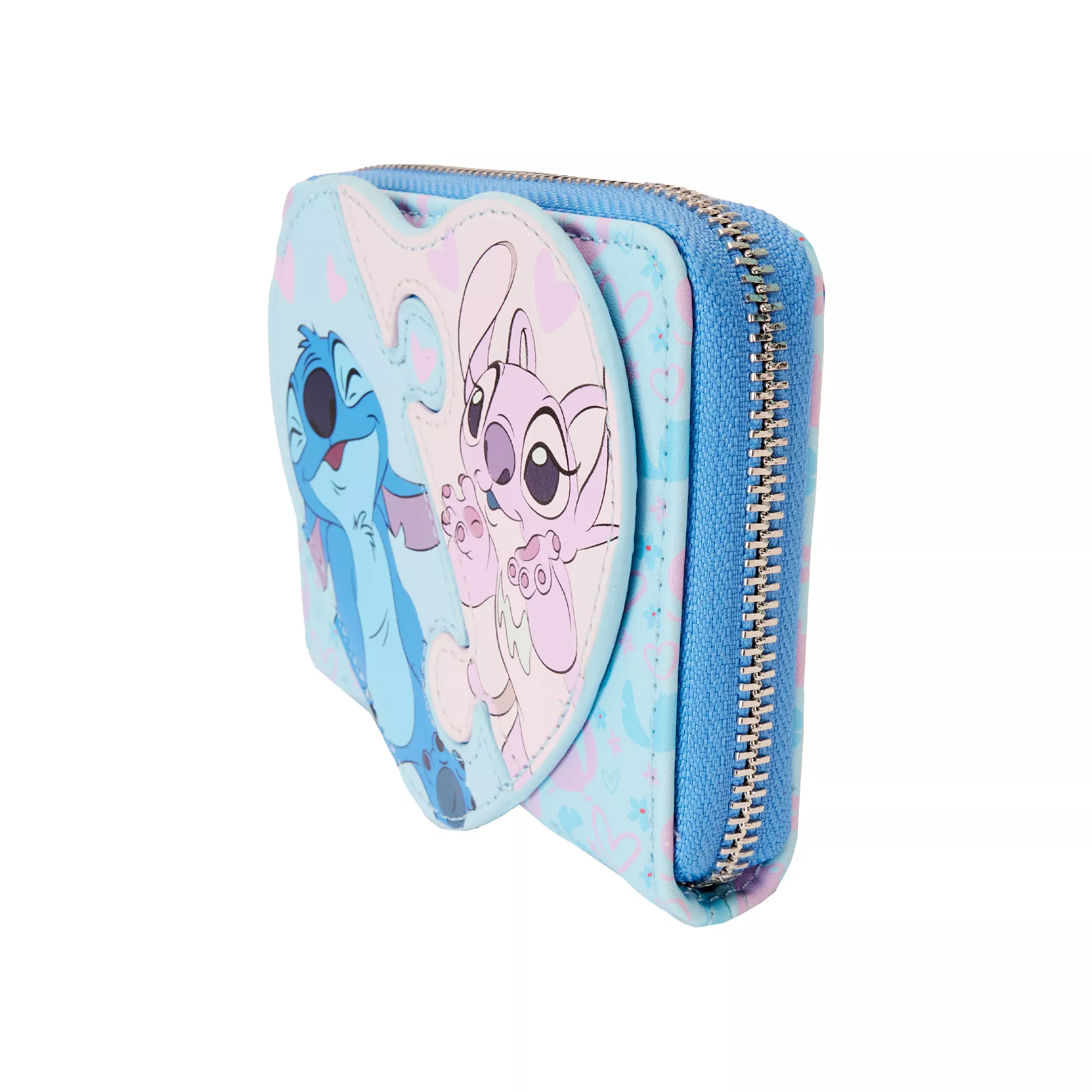 Loungefly Stitch and Angel Puzzle Zip Wallet - Lilo & Stitch at Spencer's