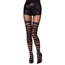 Bandage Thigh High Stockings at Spencer's