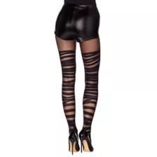 Bandage Thigh High Stockings at Spencer's