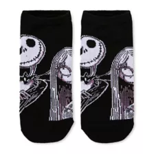 Jack Skellington and Sally Ankle Socks 5 Pair - The Nightmare Before Christmas at Spencer's