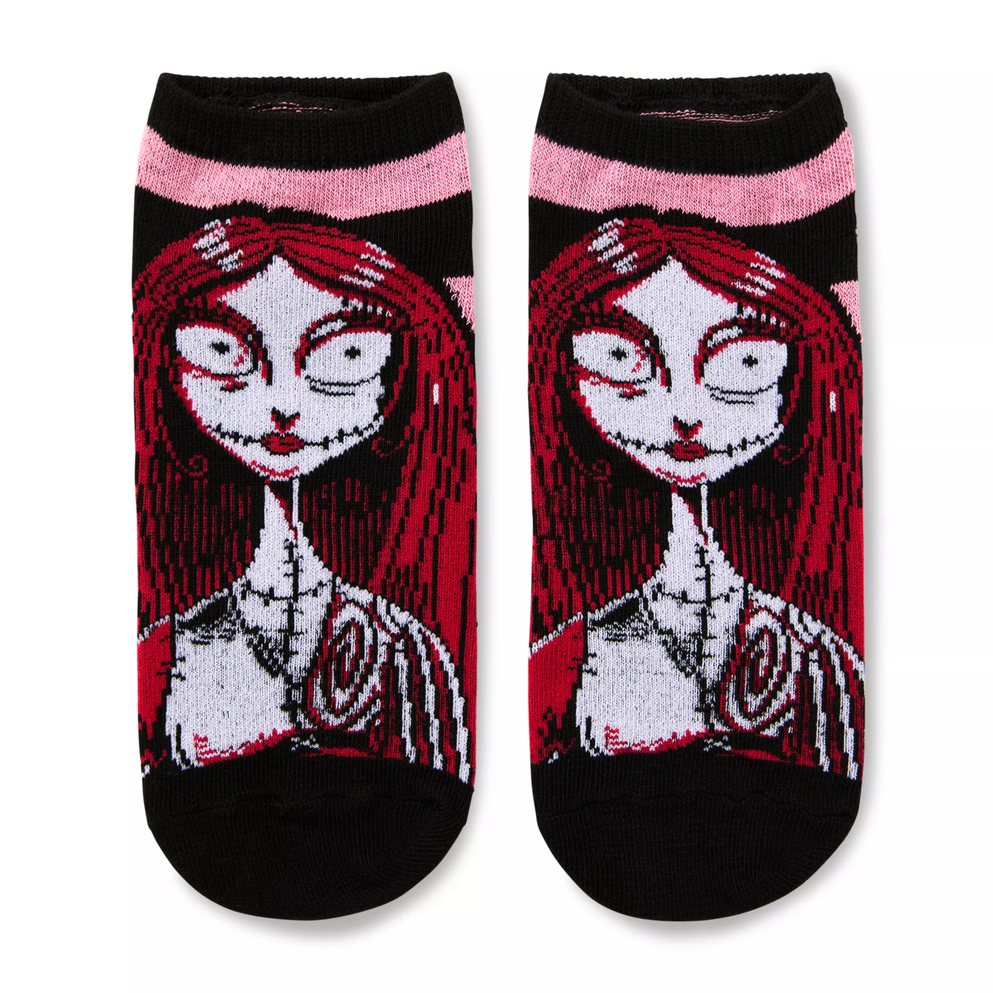 Jack Skellington and Sally Ankle Socks 5 Pair - The Nightmare Before Christmas at Spencer's