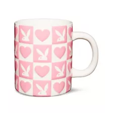 Playboy Checkered Heart Coffee Mug - 20 oz. at Spencer's