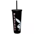 Playboy Bunny Cup with Straw - 24 oz. at Spencer's