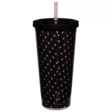 Playboy Glitter Cup with Straw - 20 oz. at Spencer's