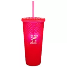 Plant Love and Kindness Textured Cup with Straw - 24 oz. at Spencer's