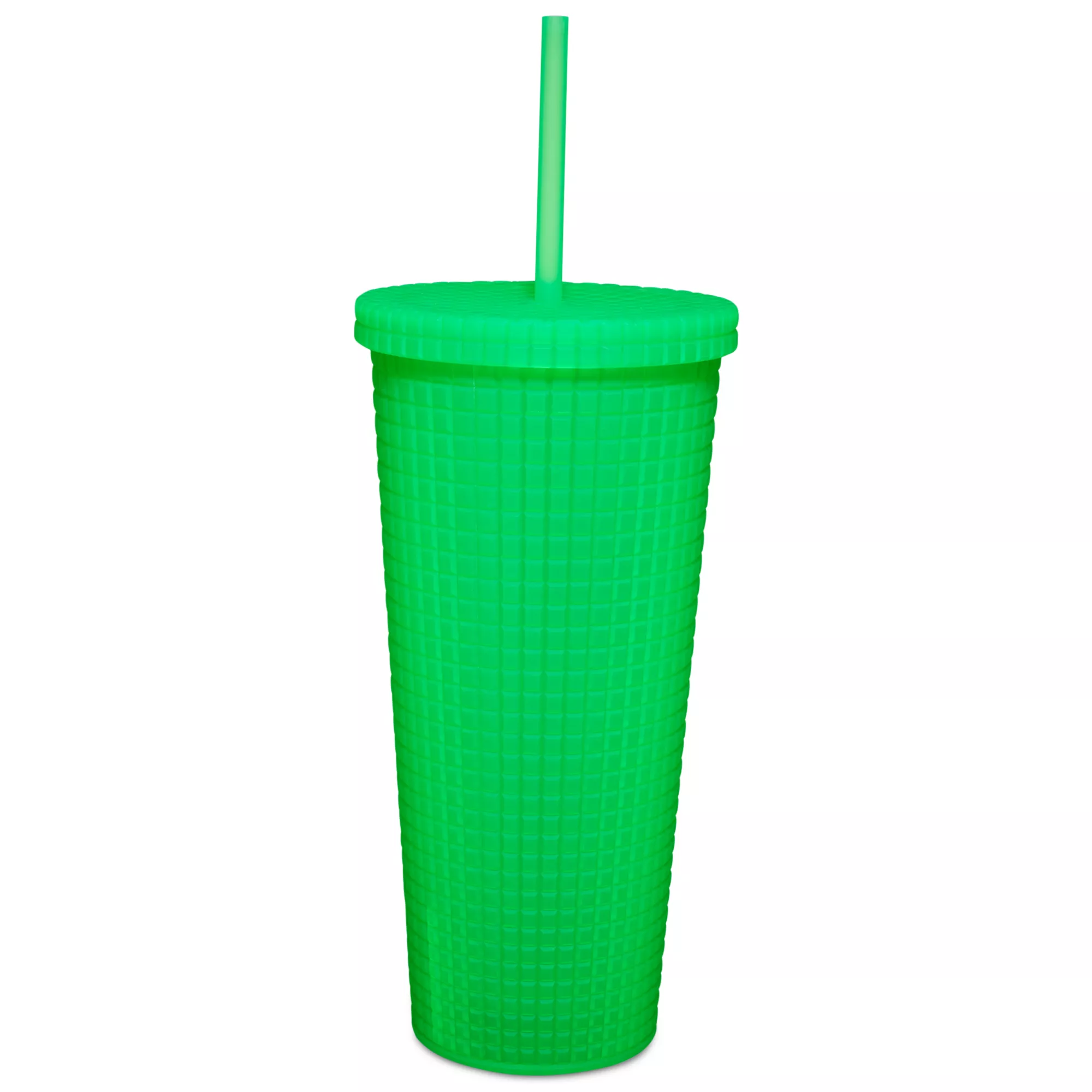 Good Vibes Textured Cup with Straw - 24 oz. at Spencer's