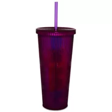 Stay Trippy Mushroom Textured Cup with Straw - 24 oz. at Spencer's