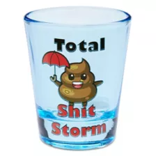 Total Shit Storm Shot Glass - 2 oz. at Spencer's