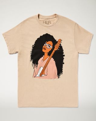 H.E.R. Illustrated T Shirt - Gabriella Wilson