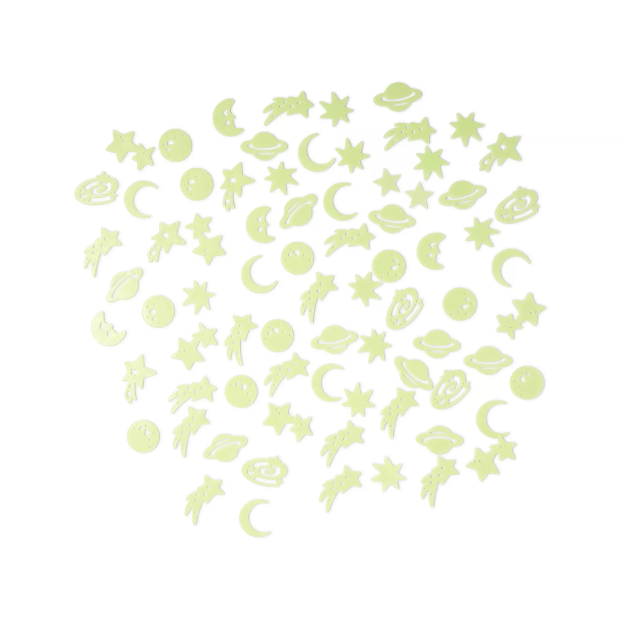 Glow in the Dark Celestial Stick-On Pieces - 200 Pack at Spencer's