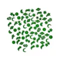 Glow in the Dark Celestial Stick-On Pieces - 200 Pack at Spencer's