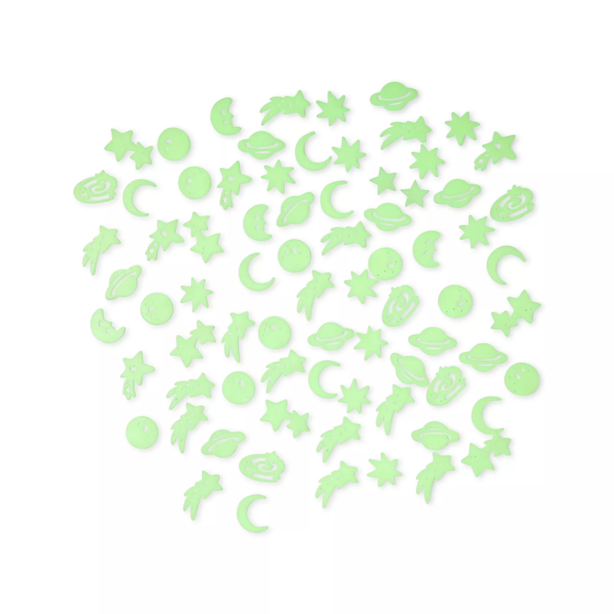 Glow in the Dark Celestial Stick-On Pieces - 200 Pack at Spencer's