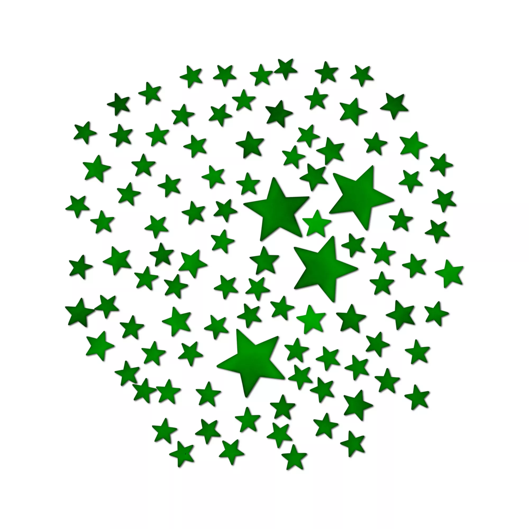 Glow in the Dark Star Stick-On Pieces - 100 Pack at Spencer's