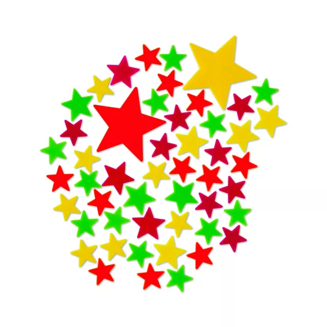 Black Light Reactive Stars - 50 Pack at Spencer's