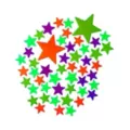 Black Light Reactive Stars - 50 Pack at Spencer's