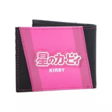 Black and Pink Kirby Bifold Wallet - Kirby at Spencer's